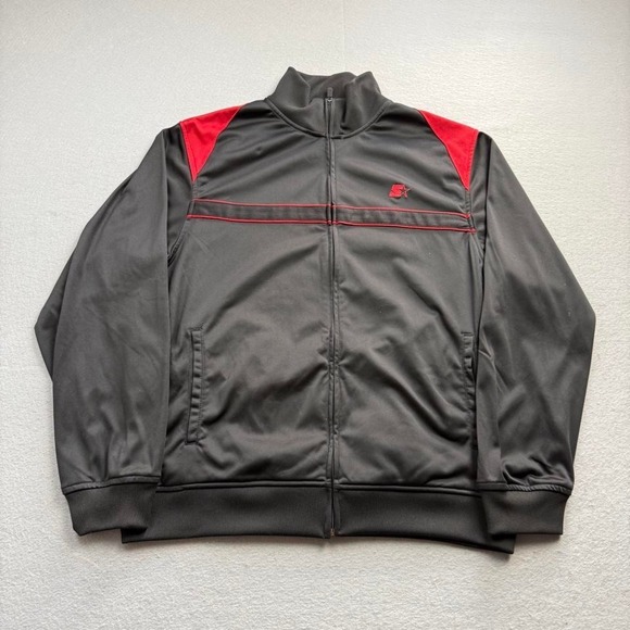 STARTER Other - Starter Black Red Full Zip Track Jacket Men's Large
